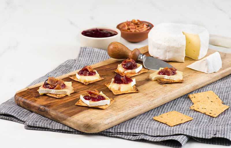 Brie with Crackers